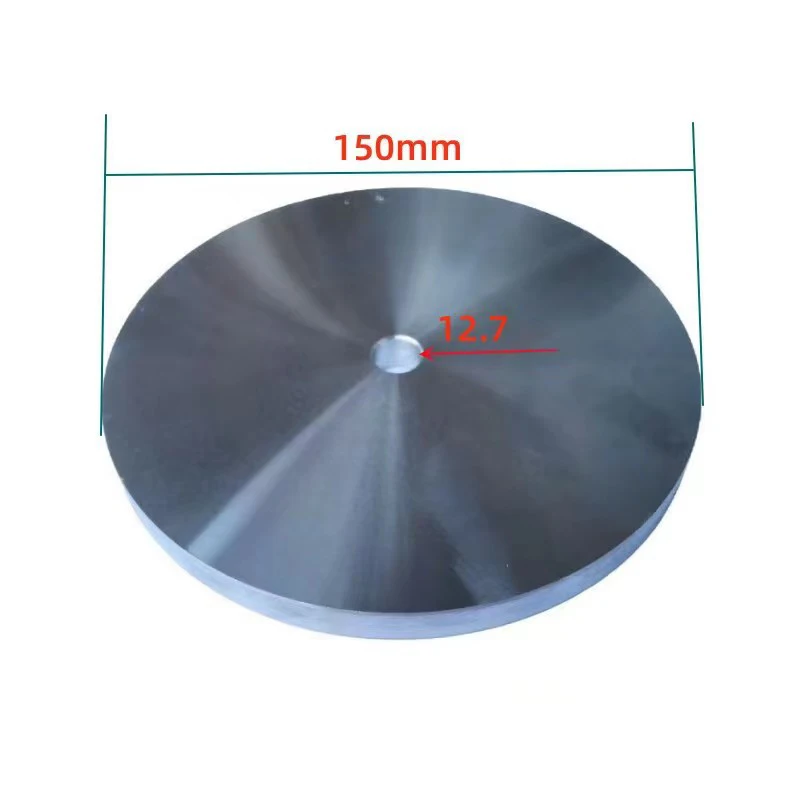 Polierscheibe aus Bleizinnlegierung, Juwelenpolieren, 15,2 cm, 150 mm, 12,7 Löcher, Edelstein-Winkelpolierscheibe, Zinn-Blei-Scheibe