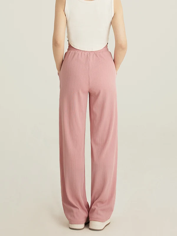 Pantalon décontracté à jambe droite taille haute COFEIPARD pour femmes, pantalon de yoga d'automne, pantalon de sport, pantalon long ample à jambes larges