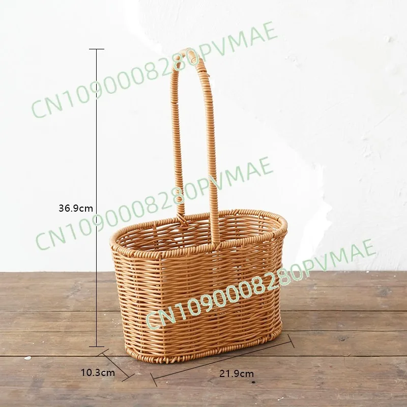 

Плетёная корзина ручной работы для цветочных композиций и хранения зелени