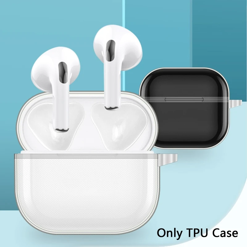 Penutup Jernih Tahan Benturan Cocok untuk Lenovo Livepeds LP5 /LP40 Pr Earphone Tahan Air Casing Pelindung Headphone Casing Antiselip