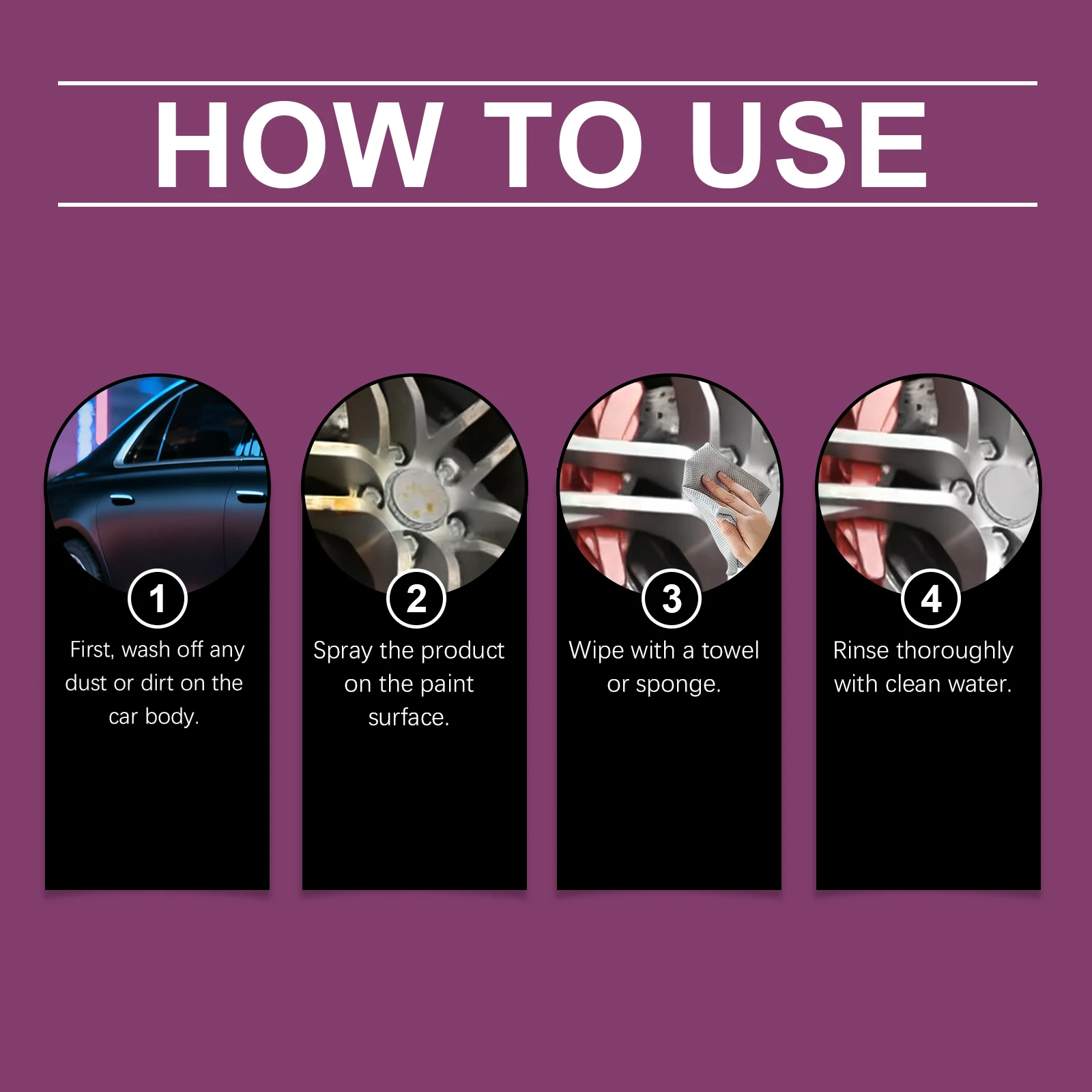 Car Rust Remover Spray Metal Chrome Paint Cleaner Iron Powder Remover Auto Detailing Maintenance Anti Rust Protectant 100ml image 5