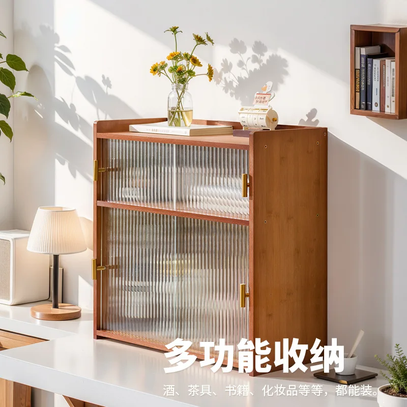 

Книжная полка Настольная полка Офисная станция Стол Многослойная полка Стол для гостиной Маленький пыленепроницаемый книжный шкаф