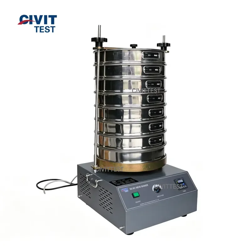 Laboratory Sieve Shakers for Soil Equipment Electric Vibrating Sieve Shaker Machine