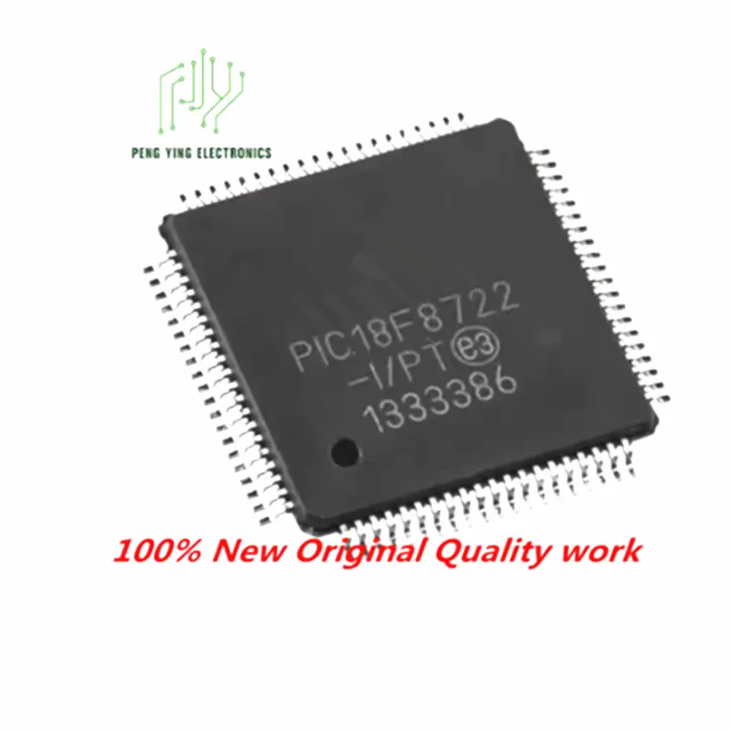 

1Pcs 100%new original PIC18F8722-I/PT PIC18F8722 microcontroller chip microcontroller QFP-80