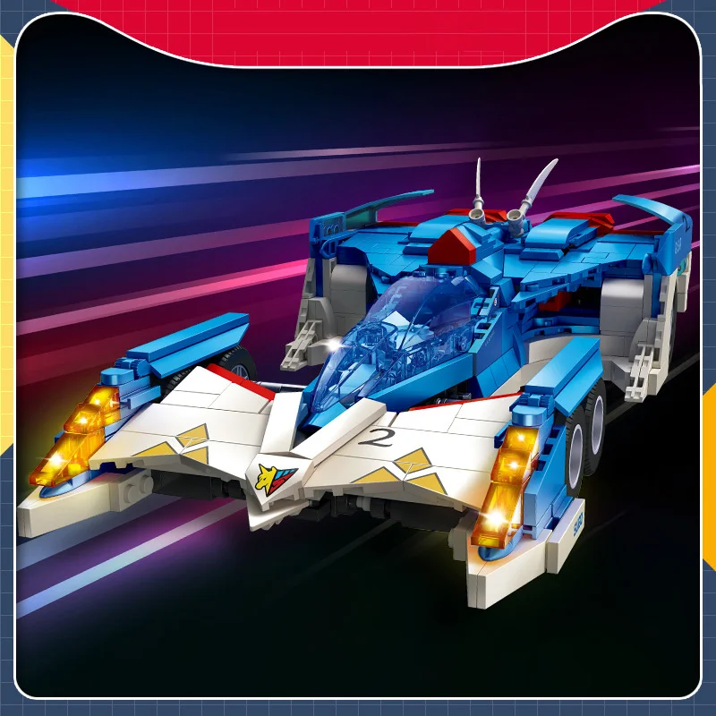 

58081 Super Racing Vehicle Car Formula HP-022 Children Assembly building block Creative MOC Model Kit Toys For Adult Gifts