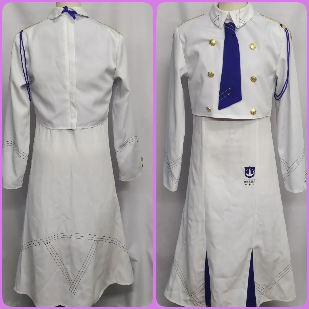 COSER TRIBE Blue Archive Asagao Hanae Cosplay Costume Cos Game Anime Party Uniform Hallowen Play Role Clothes Clothing