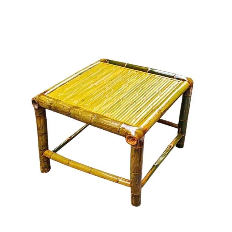 

Bamboo table and chair combination, bamboo chair, vintage, bamboo table, outdoor