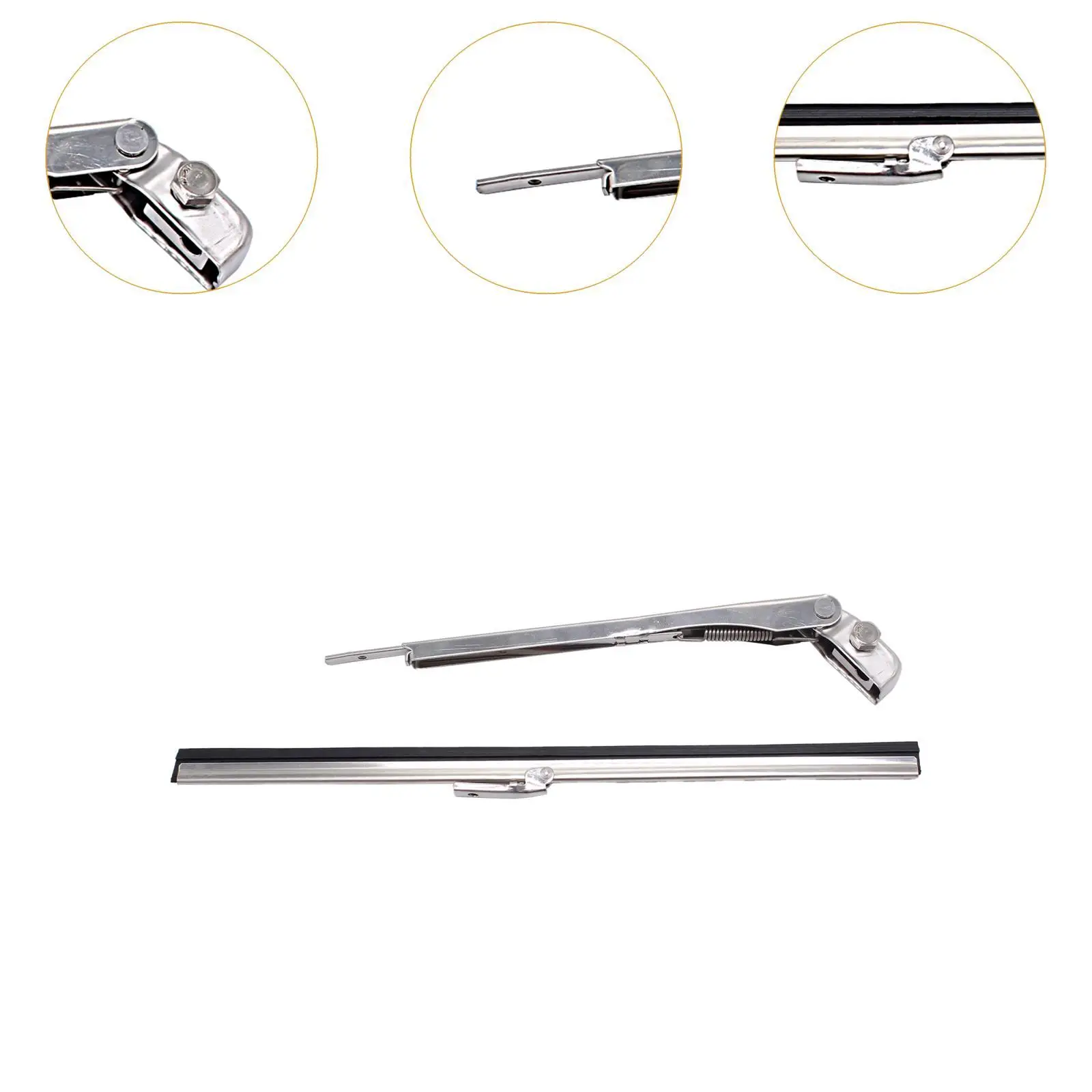 Wiper Arm Professional Vehicle Rain Scraper Stainless Steel Wiper 304 Steel Single Wiper Car Assembly Accessories Replace Parts