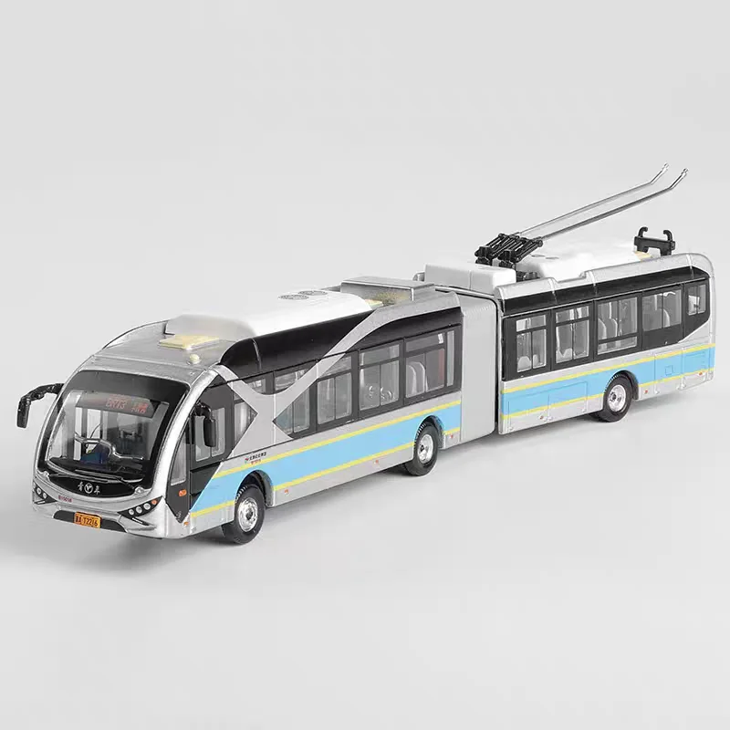 1:110 北京バス合金車モデル青少年 BRT3 高速バスデュアルソーストラックレスシミュレーションモデル