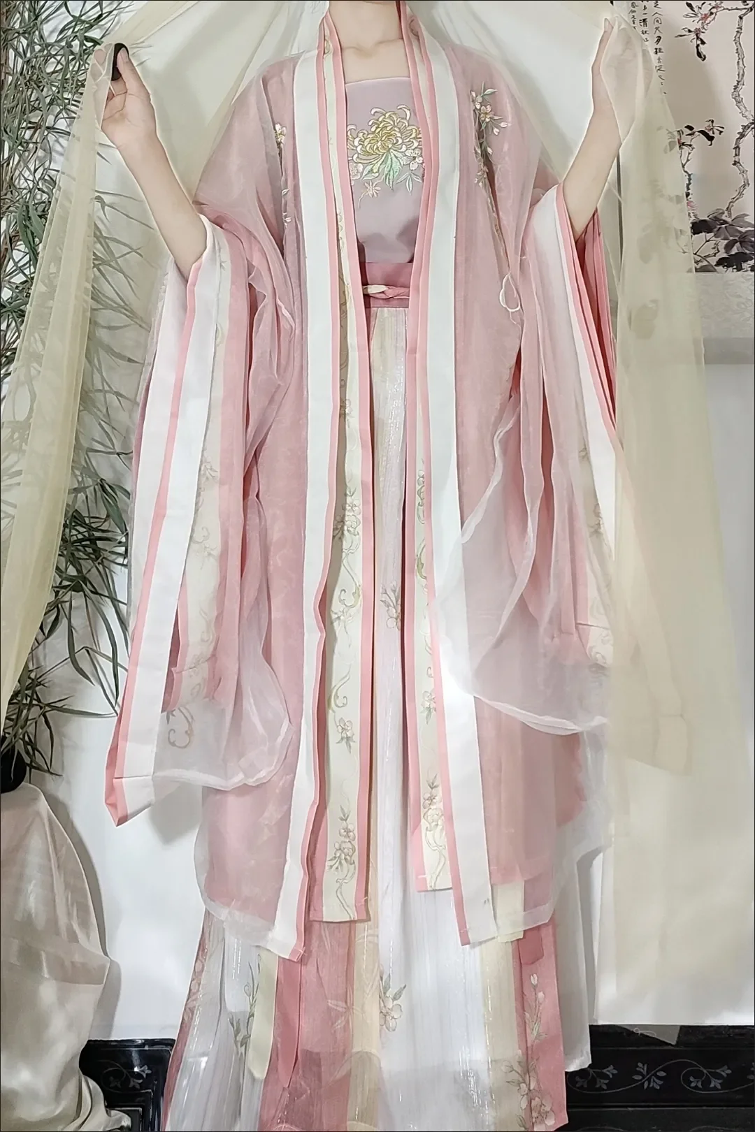 Китайское платье Hanfu, Женский карнавальный костюм для косплея, традиционный танцевальный костюм Hanfu Pink Hanfu