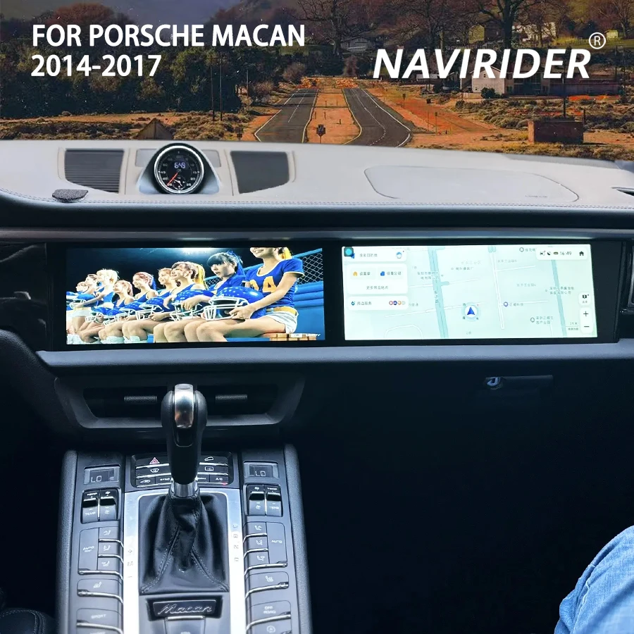 Image of 256GB Dual-Android-Bildschirm für Porsche Macan 2014-2017 Auto-GPS-Multimedia-Videoplayer Radio Head Unit Carplay Navigation Stereo