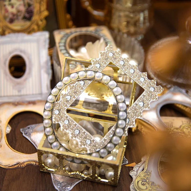 Handwriting Material Pack para Handwriting Handbook, Retro Border Notebooks, Base Writing, Scrapbook Cut, Clássico, 10 Folhas, 150*85mm