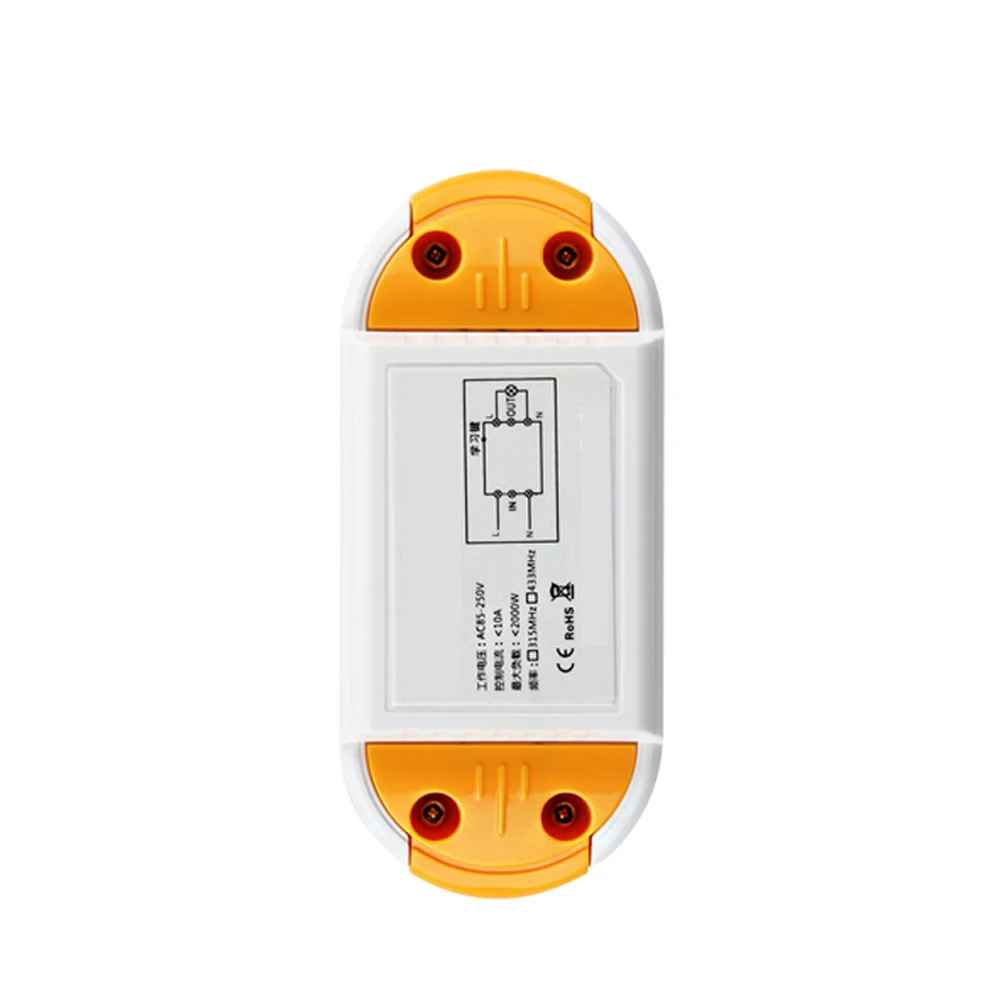 AC85~250V 1 CH 315/433MHz Universal Lamp Lighting Billboard Electric Door Wireless Remote Controller Switch