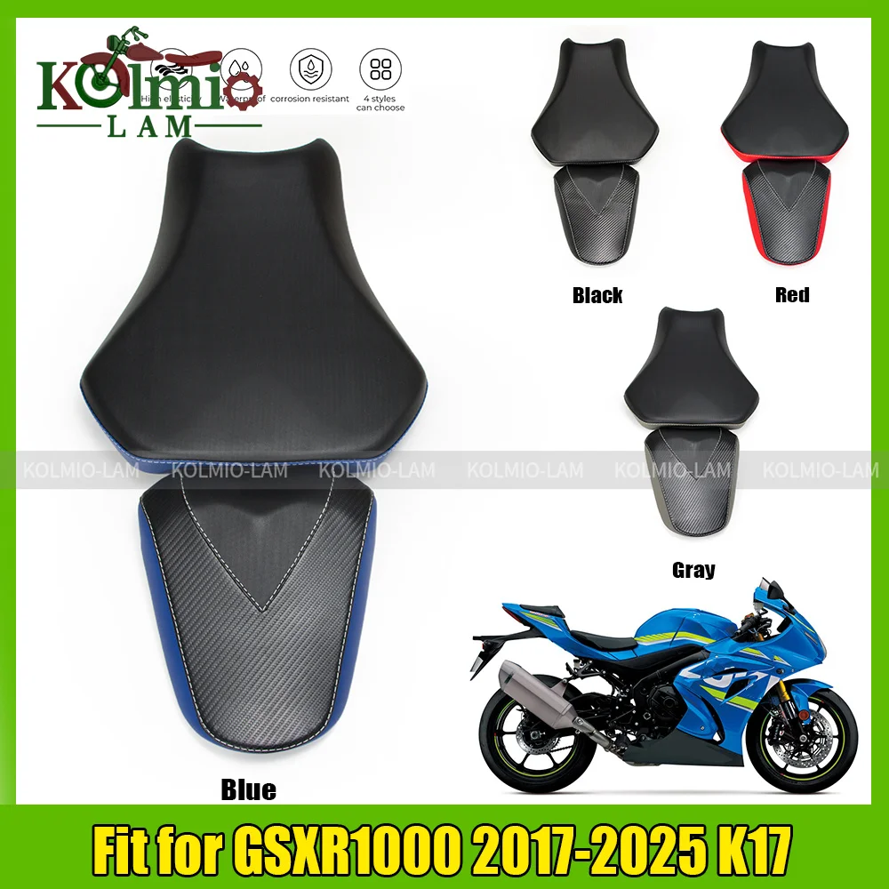 

Fit For 2017 - 2025 GSXR1000 GSXR 1000 Motorcycle Front Rider Or Rear Passenger Seat Pillion Cushion GSX-R 1000 2024 2023 2022