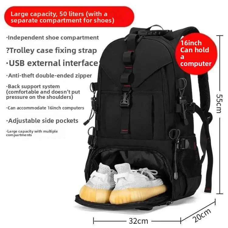 New Extra Large Capacity Men S - đánh giá và giá Canvas Backpack Casual