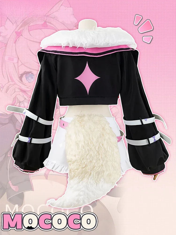 Vtuber Mococo Abyssgard Cosplay Costume Halloween outfits Women New Suit Uniform