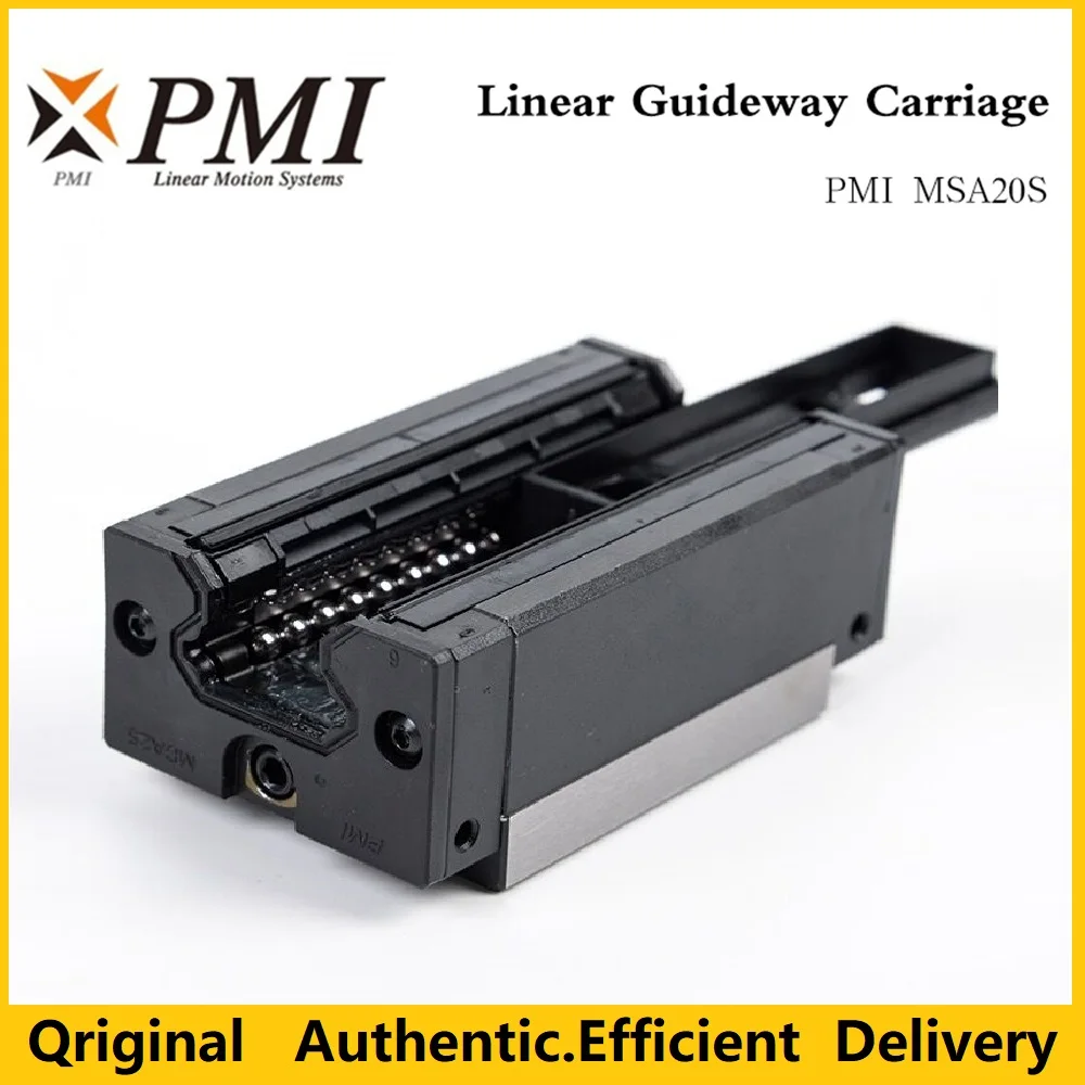 Imagem -05 - Guia Linear Taiwan Pmi Msa20s-n Rolamentos Bloco Deslizante Msa20sssfc Transporte para Co2 Gravação a Laser Máquina de Corte