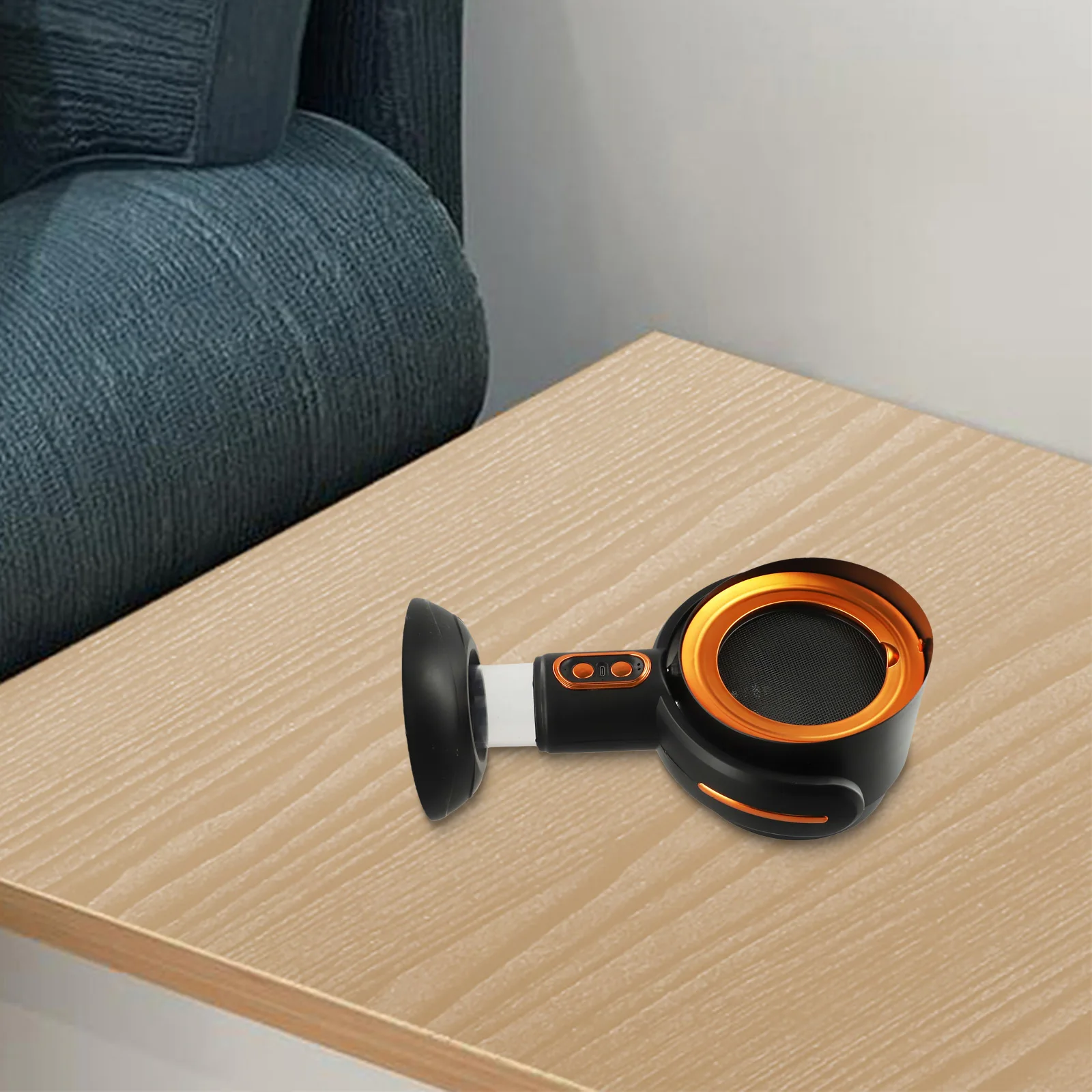 

Компактная кухонная вытяжка для кемпинга, портативный вытяжной вентилятор, регулируемая чашка для хранения масла, легкий портативный дизайн, уровень шума 45 дБ