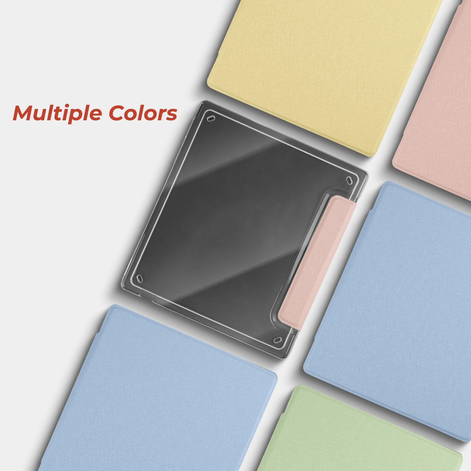 twosheep Minimalistisches, solides Gehäuse, passend für Boox Go7 Go Color7 GenII Go Color7 Gen2 Leaf3 Leaf3c, magnetische Smart-Acryl-Hülle – Detail 3