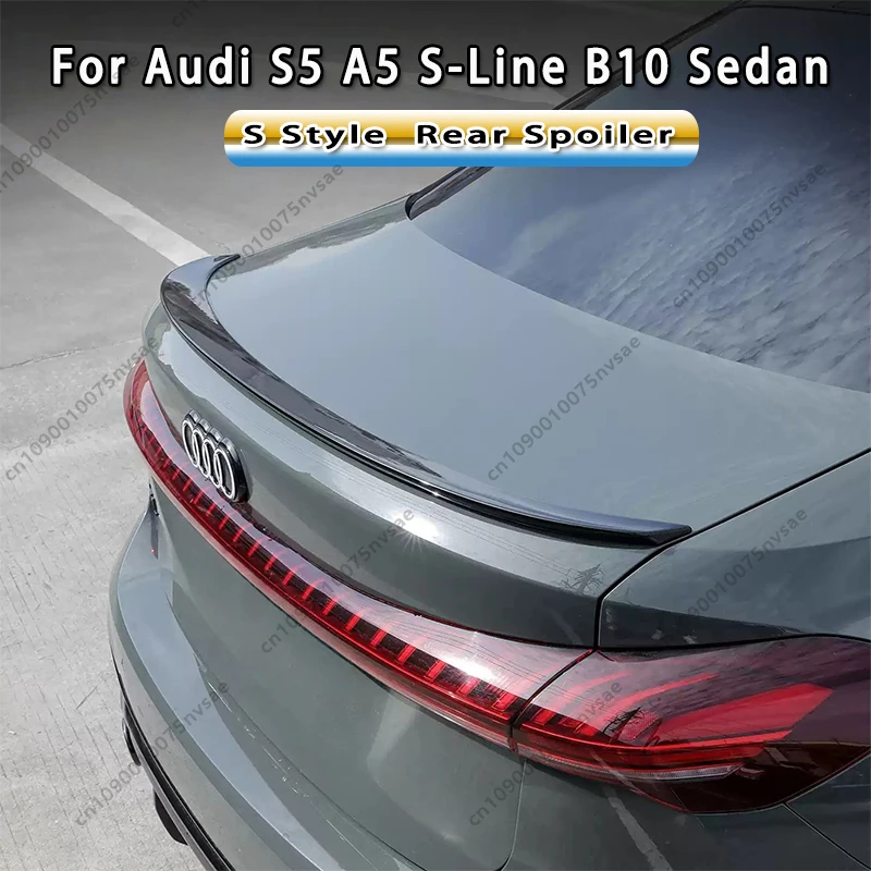 

Спойлер-сплиттер на крышку багажника в стиле S для Audi A5 S-Line S5 B10 2024 2025 2026, тюнинг-обвес