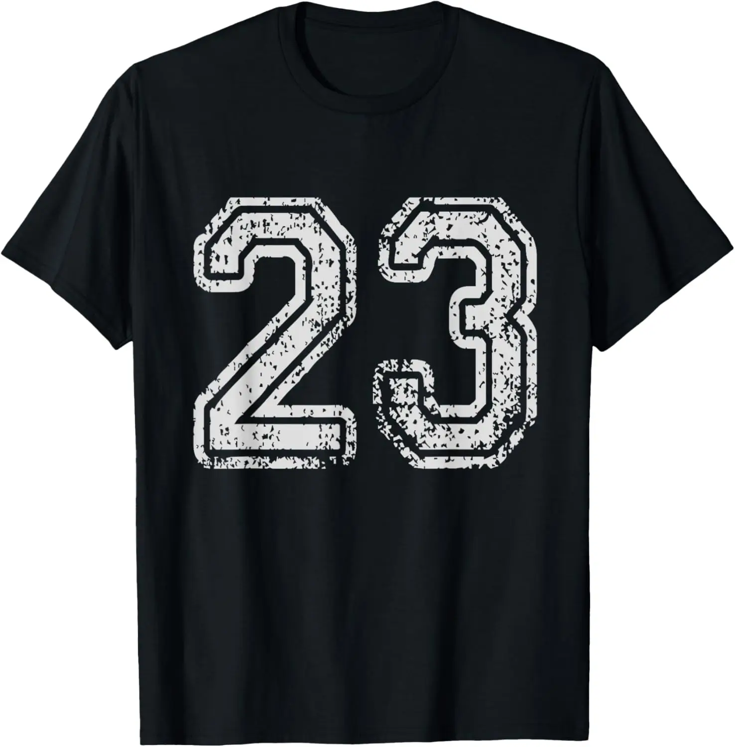 Team Jersey Uniforms Number 23 School Sports 23rd Birthday T-Shirt