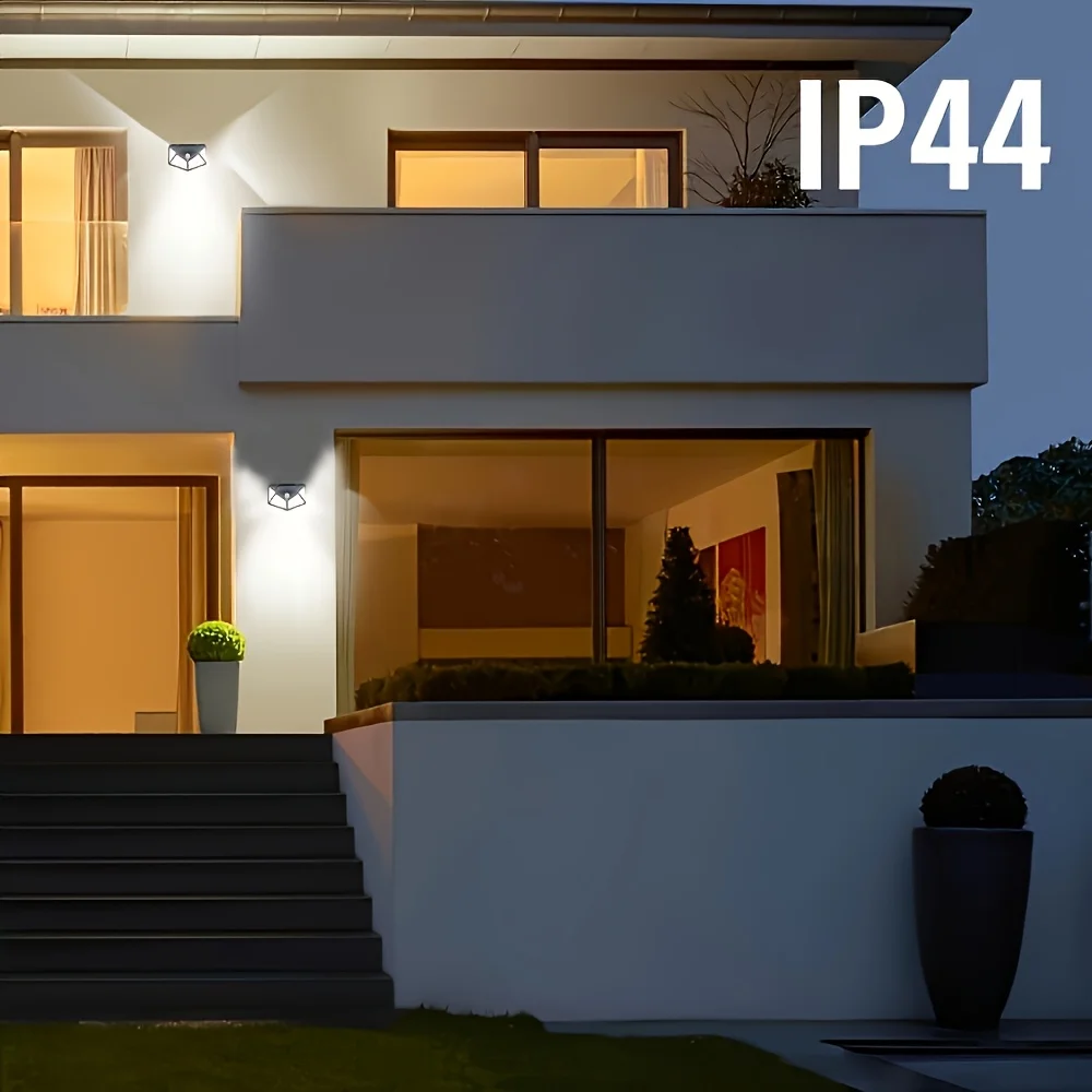 Outdoor Solar Light Motion Sensor Wall Lights 100 LEDs  270° Angle Solar Wall Lamp Light For Garage Fence Deck Courtyard Balcony