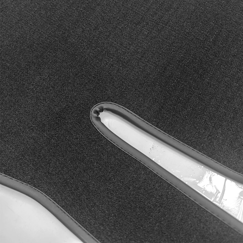 ل تسلا 2021-2023 نموذج 3 3 قطعة ماستر وطيار القدم والصف الخلفي وسادة بلاستيكية للأرضية نمط TPE وسادة قدم مخملية دقيقة