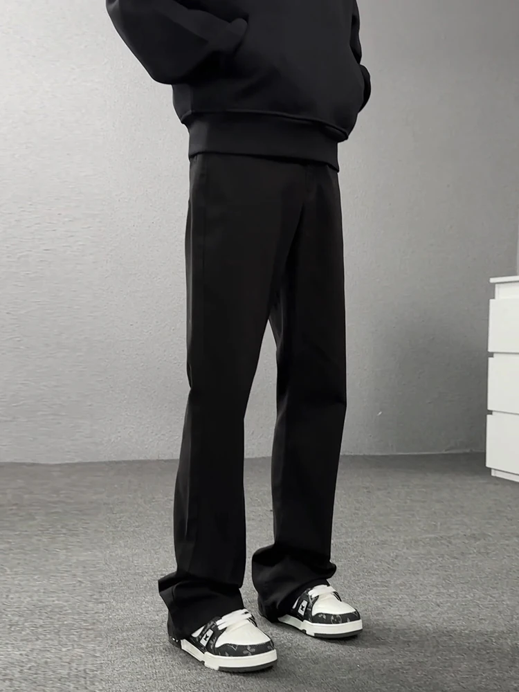 

Men's Fce Lined Bootcut Jeans Bla High Street Straight Micro Flare Pants Autumn Winter Cotton Polyester Blend Jeans