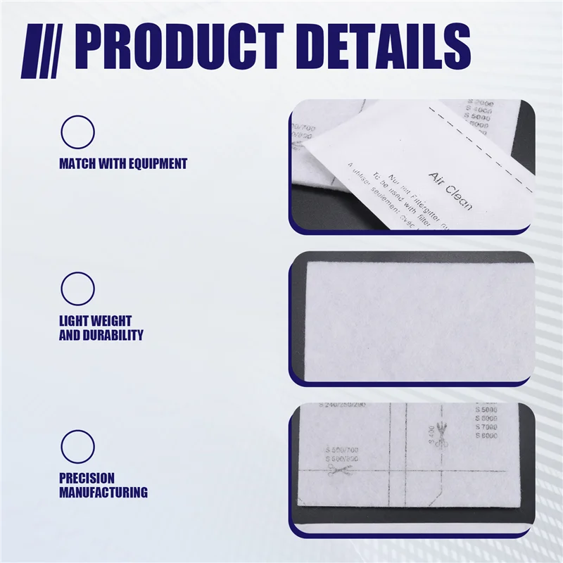 B47B-Vacuum Cleaner Filters For  Complete S8340 S8360, C1 C2 C3, Exhaust Filter Replacement Parts Filter Sets