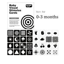 Cartes d'Éthiculation Visuelle Montessori pour Bébé, Jouet Noir et Blanc, Flash, ApprentiCumbria de la Petite Enfance, pour Nouveau-né