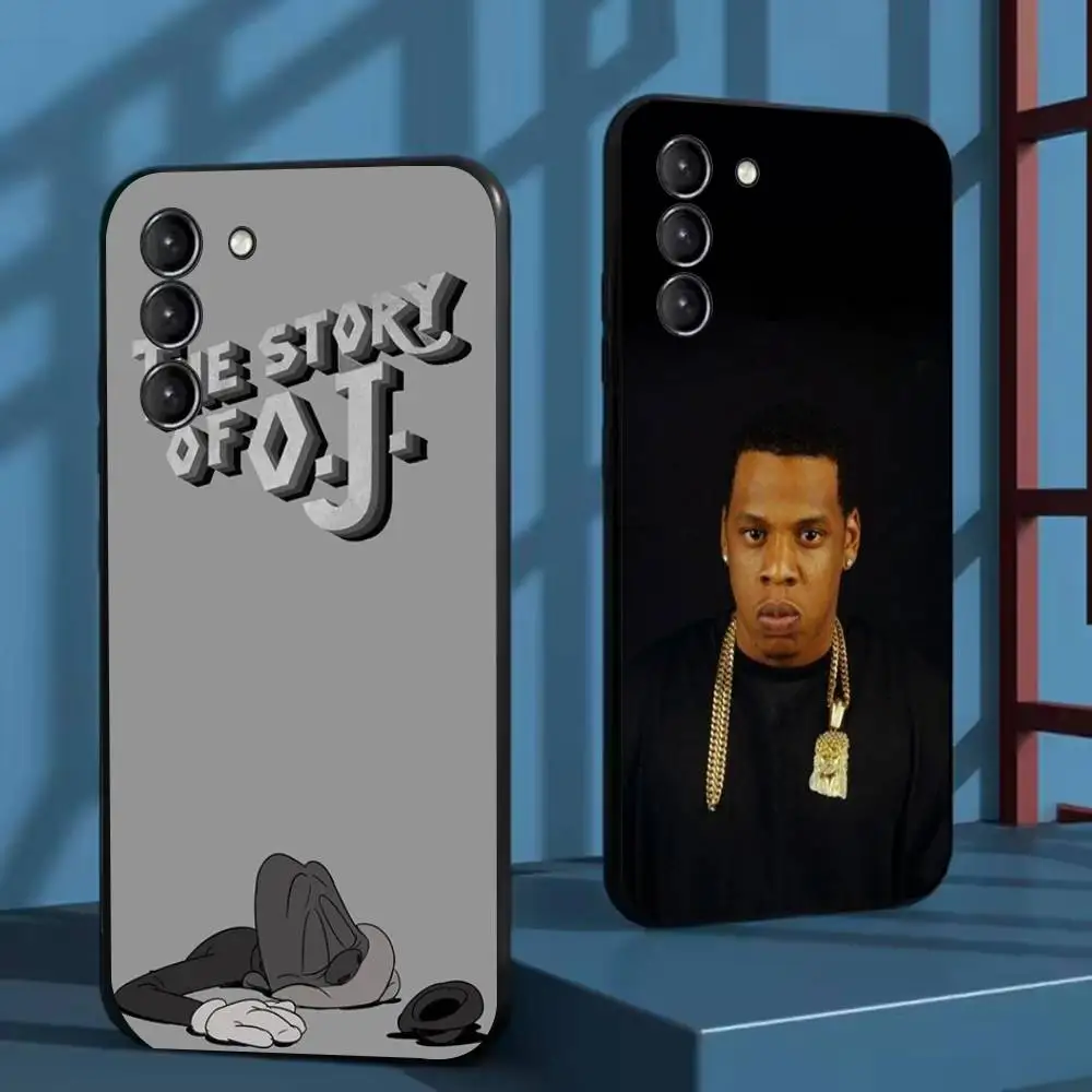 

Rapper Jay-Z Phone Case For Samsung Galaxy A73,72,51,53,52,71,22,5G,Note,J7,8,9 Soft Black Cover
