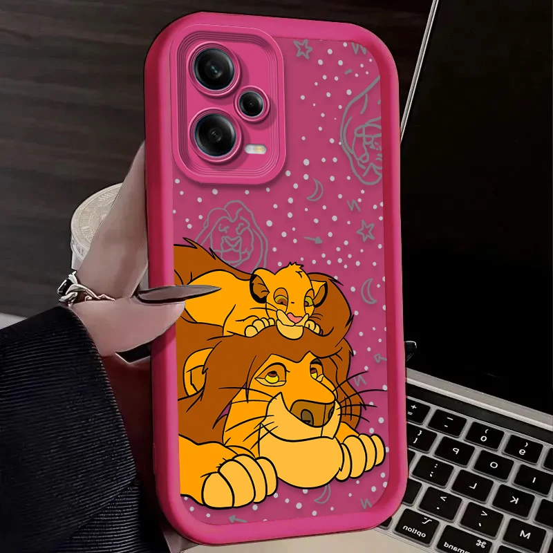 Disney The Lion King Cartoon Case for Xiaomi Redmi Note 12 11 13 Pro Plus 4G 5G 10S 11S 9S 12S 10 9 Redmi 12C 14C 13C A3 12 Capa