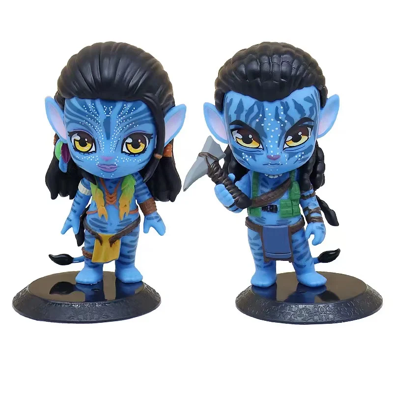 The big head q-version Avatar The Way of Water 2 Pandora Jake Sully Neytiri Action Figures decoration Pendant Model Toys gifts