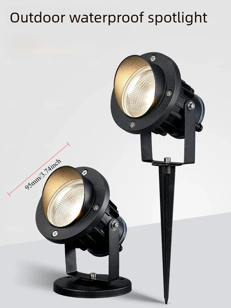 

Светодиодные COB-светильники для сада 10W/15W/18W, уличные ландшафтные светильники на штыре, водонепроницаемые, для газонов и дорожек, диммируемые, AC185-265V, DC12V/24V