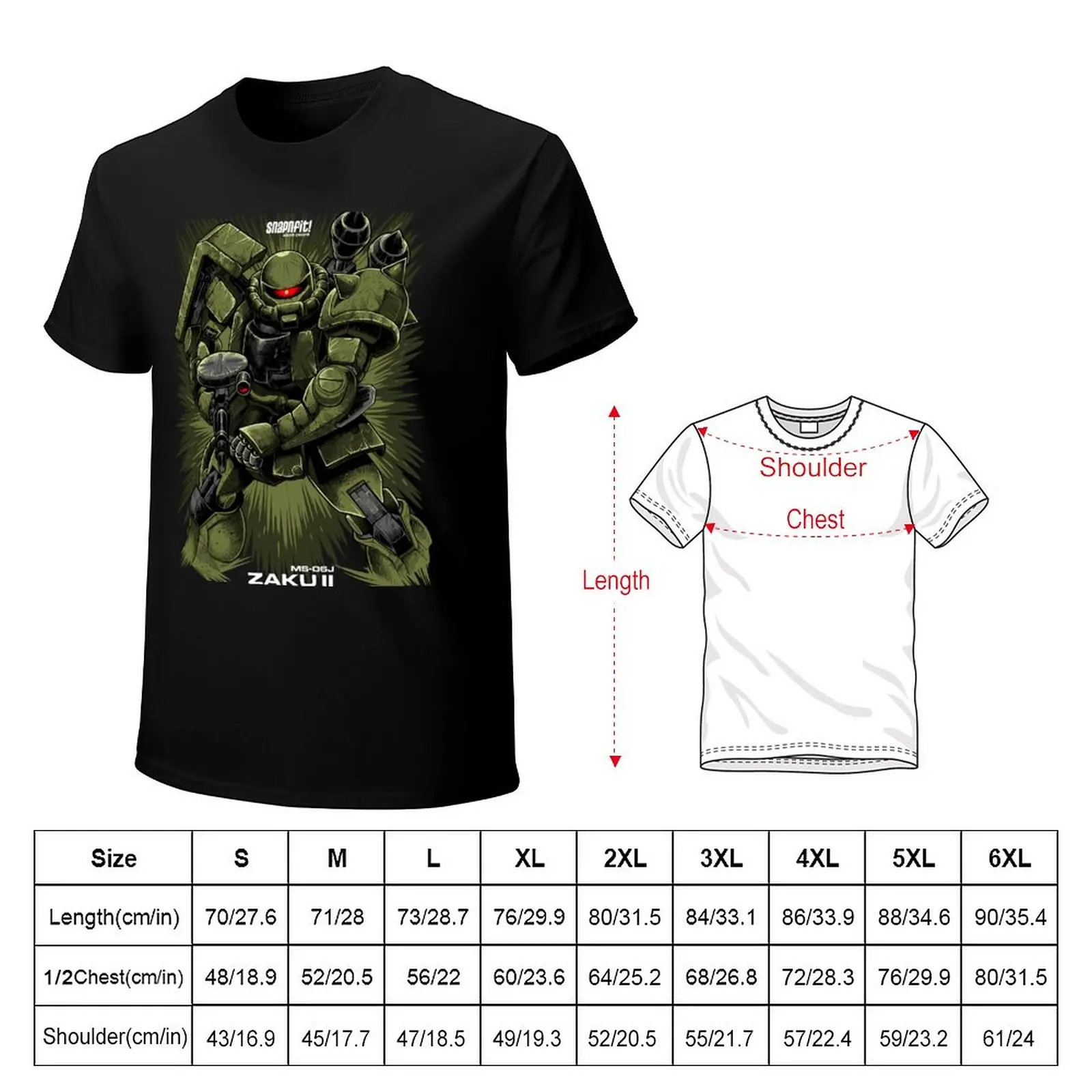 ZAKU T-Shirt vintage clothes new edition t shirt Men's clothing