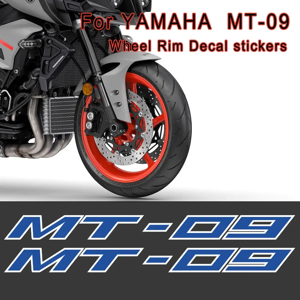 For YAMAHA MT-09 MT09 MT 09 Motorcycle Sticker Decal Wheels Rims Tank Body Shell Helmet Stripes Printing Film 09 2017 2018 2019