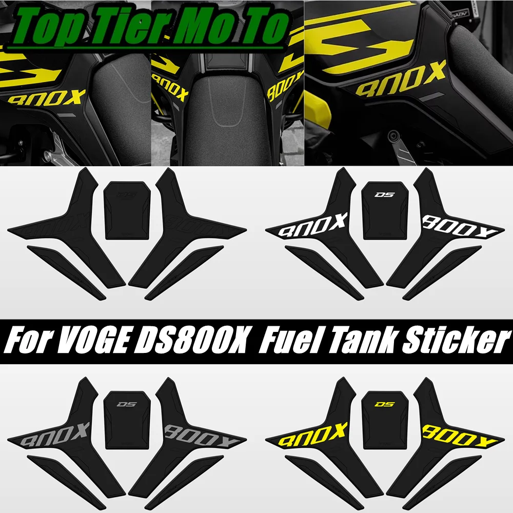Protector Anti Slip Tank Pad Sticker Fishbone patch Gas Knee Grip Traction Side Pad 3M Decal New Fit For VOGE DS800X 2025-2026