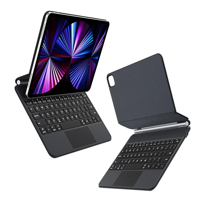 Imagem -06 - Teclado Mágico para Ipad Pro 11 12.9 2023 2023 2023 2023 Air 10.9 Air5 Air4 Touchpad Teclado Bluetooth Capa Protetora