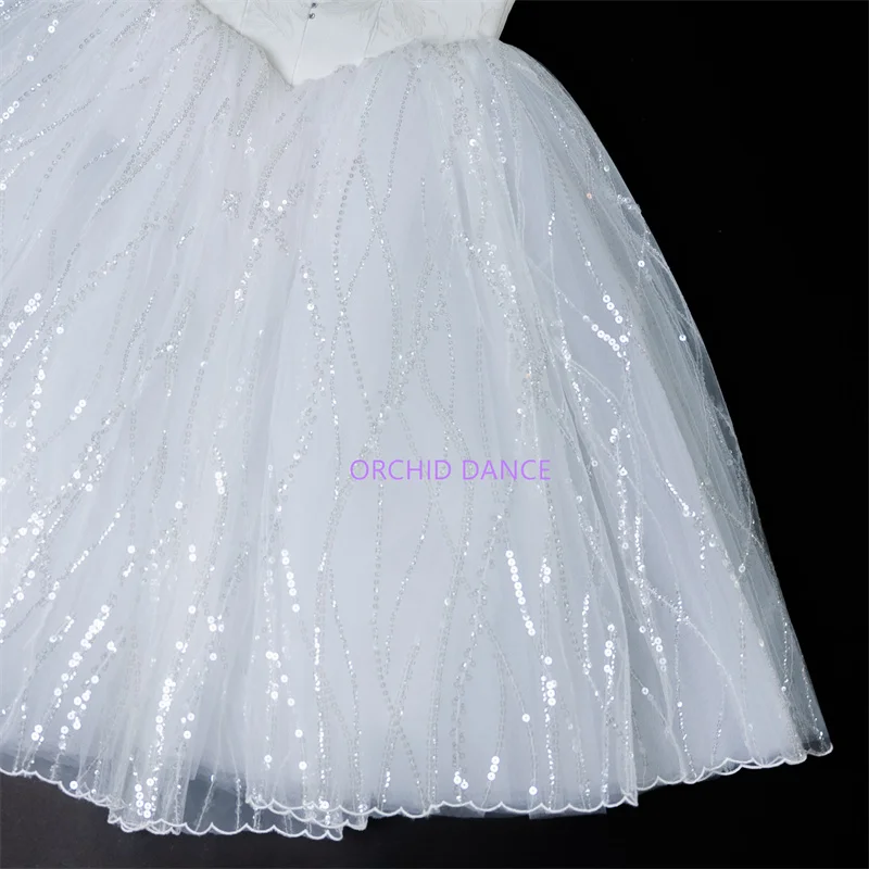 New Professional Custom Size Kids Girls Women Adults Peasant Performance Wear Costumes Long Salmon Pink Romantic Tutu Dress