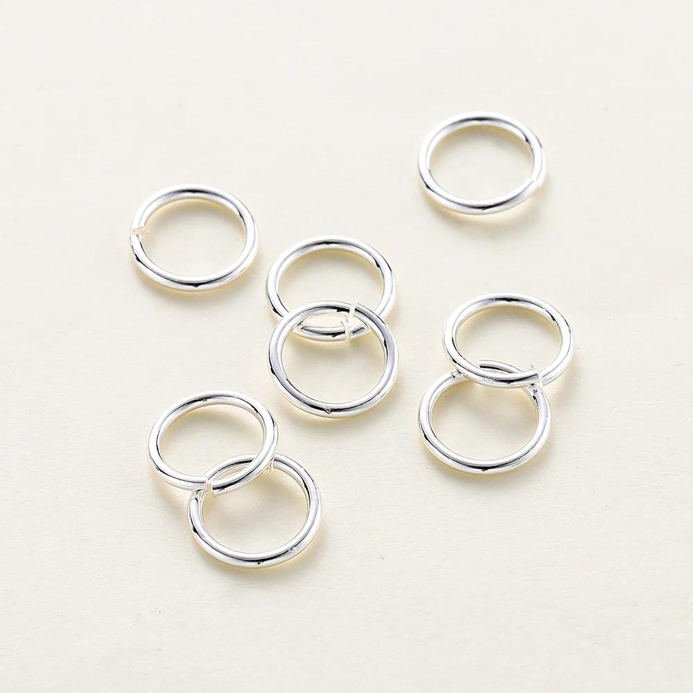 50-200 Teile/los 14K/18K Reales Gold Überzogene Messing Offene Biege Ring Split Verbindungsringe Für DIY Schmuck Machen Großhandel Zubehör
