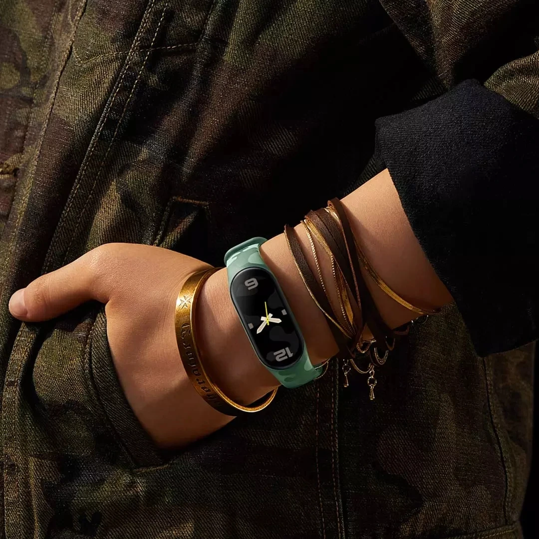 Original Xiaomi Mi 6สายสีชมพูสีม่วงงาช้าง Olive สีฟ้าสีดำอุปกรณ์เสริมสมาร์ทสำหรับ Xiaomi Mi Smart Band 6 NFC