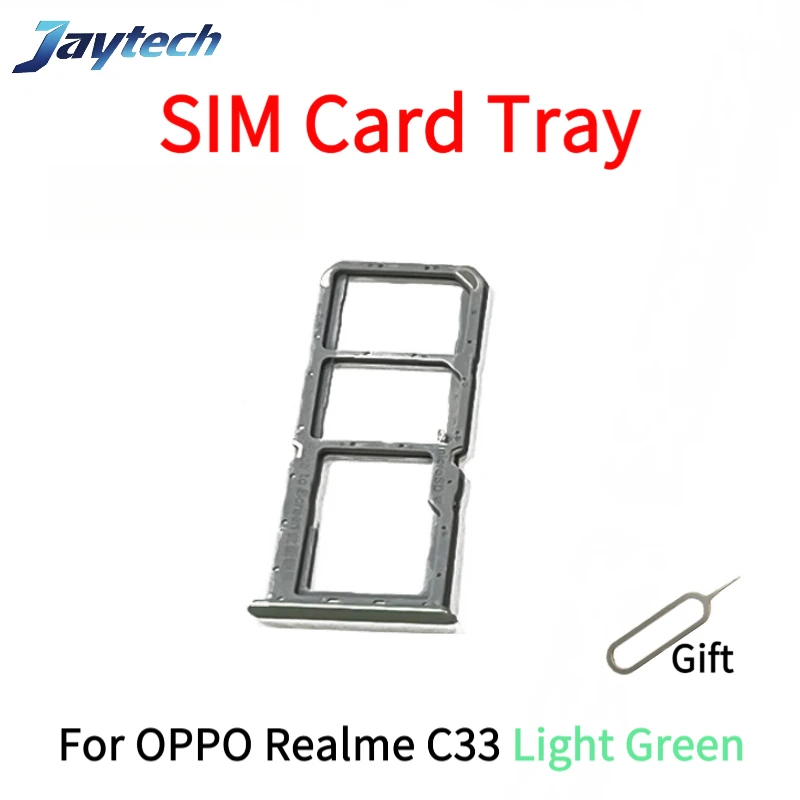 1PCS SIM Card Slot Tray Holder Repair Part For OPPO Realme C31 C33 C35 C51 C53 C55 Phone SD Holder Card Tray With Tools