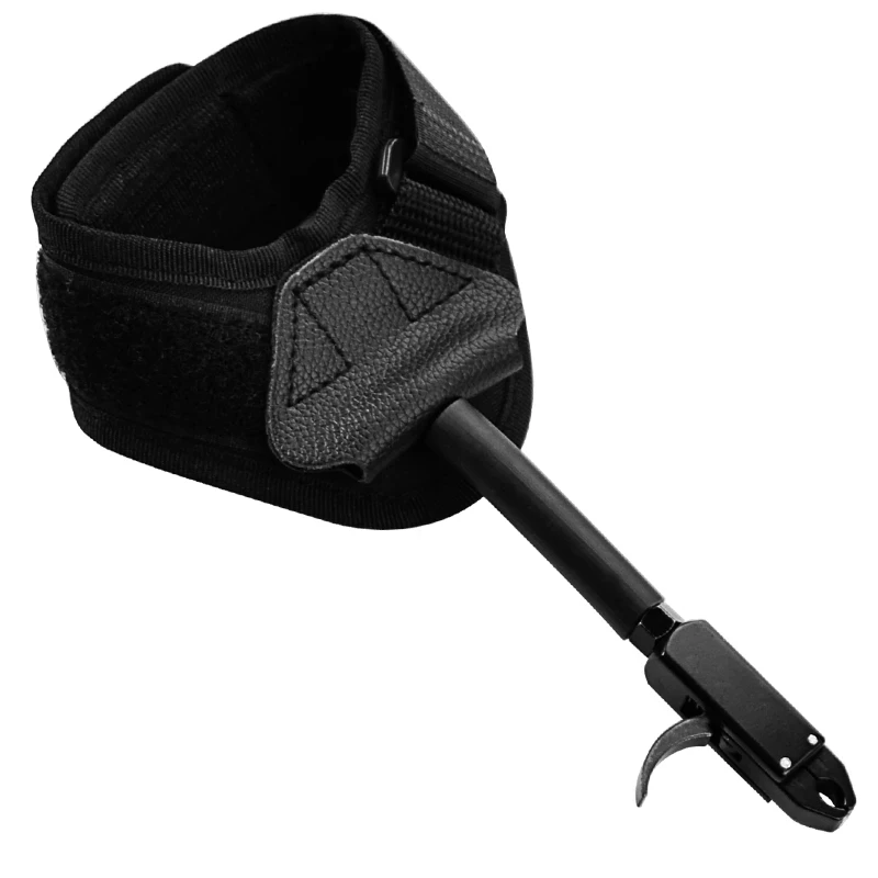 Schwarz Farbe Bogenschießen Sattel Mitteilung Hilfe Verbindung Bogen Strap Schießen Pro Pfeil Trigger Armband Bogenschießen Schießen Bogen – Detail 2