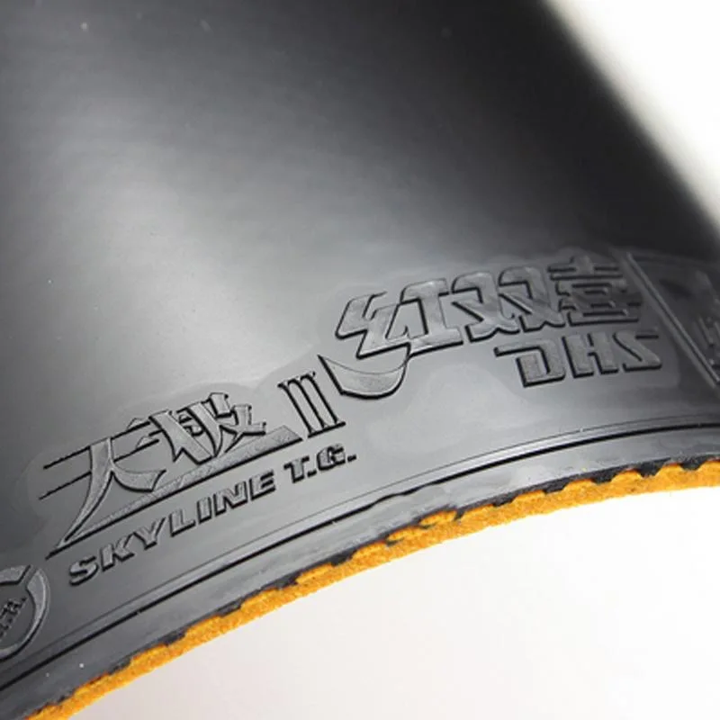 DHS Hurricane 3-50 SKYLINE 3-60 Pips-In Tischtennis Gummi-Kontrollschlaufe Original DHS Ping-Pong-Schwamm – Detail 10