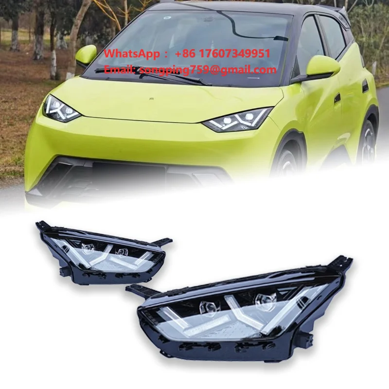 FT Car Lights for BYD Seagull Headlights 2023-2024 Seagull LED Projetor Headlamp Daytime Running Light Automotive Accessories