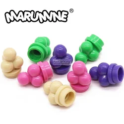 Marumine MOC Parts Ice Cream Scoops 50PCS Compatible 6254 Mini Foods Bricks Accessories DIY Building Blocks Assmble Particle