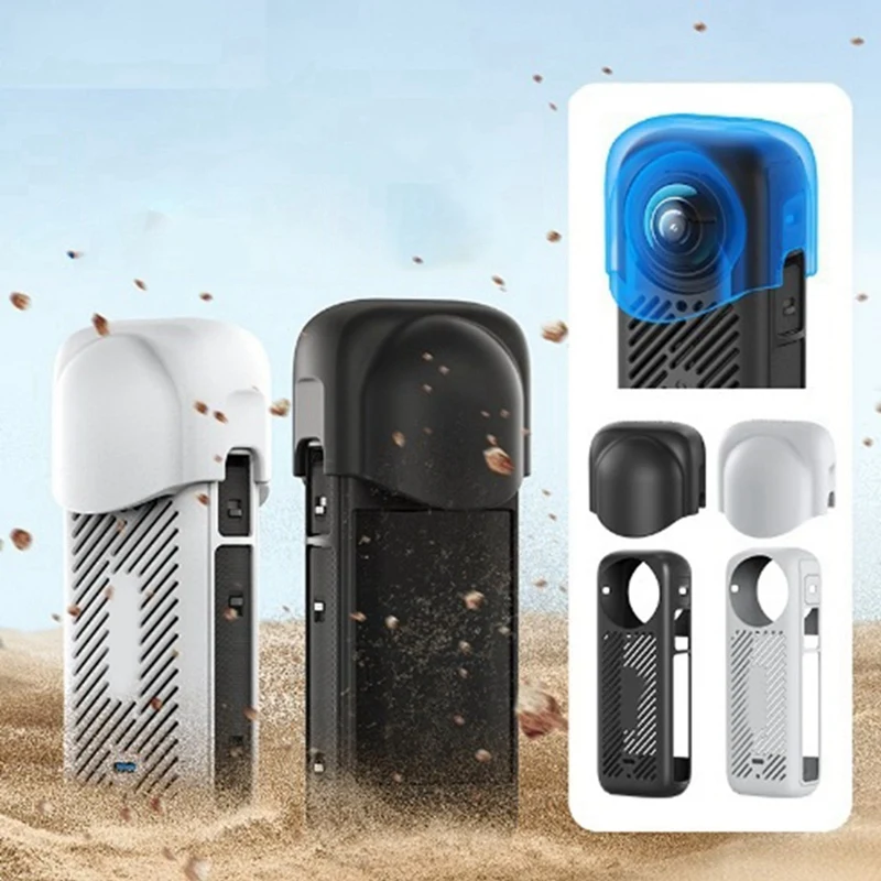 Insta360 X4 바디 실리콘 케이스 X4 렌즈 키트 스포츠 카메라 보호 액세서리 용 SCLS 실리콘 보호 키트