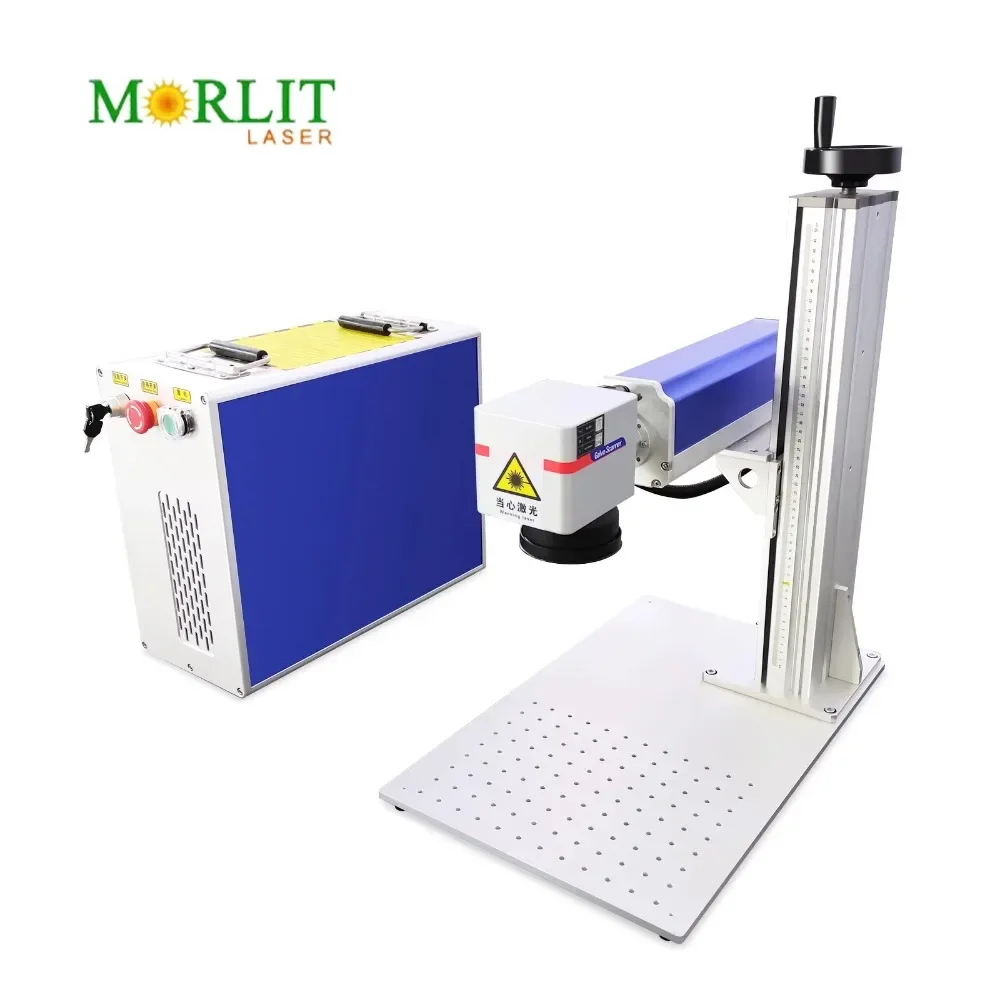 20 30 50 watt uv co2 fiber  marking machine for jewelry stainless steel aluminum plastic leather wood acrylic glass