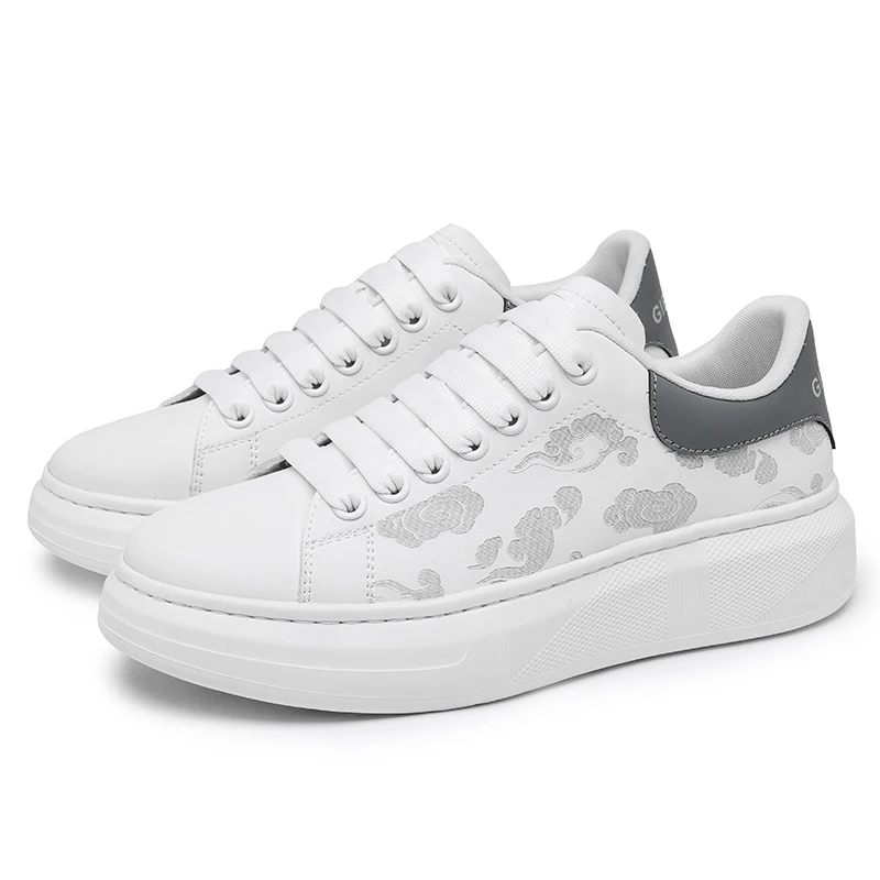 

PU Leather Men Shoes Sneakers Trend Casual Shoes Leisure Male Sneakers Footwear Men Vulcanized Shoes Couple Shoes Women Shoes