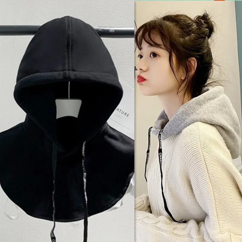 Algodão quente balaclava esqui bicicleta máscara facial pescoço mais quente inverno esportes boné falso colar falso inverno calor freeshipping